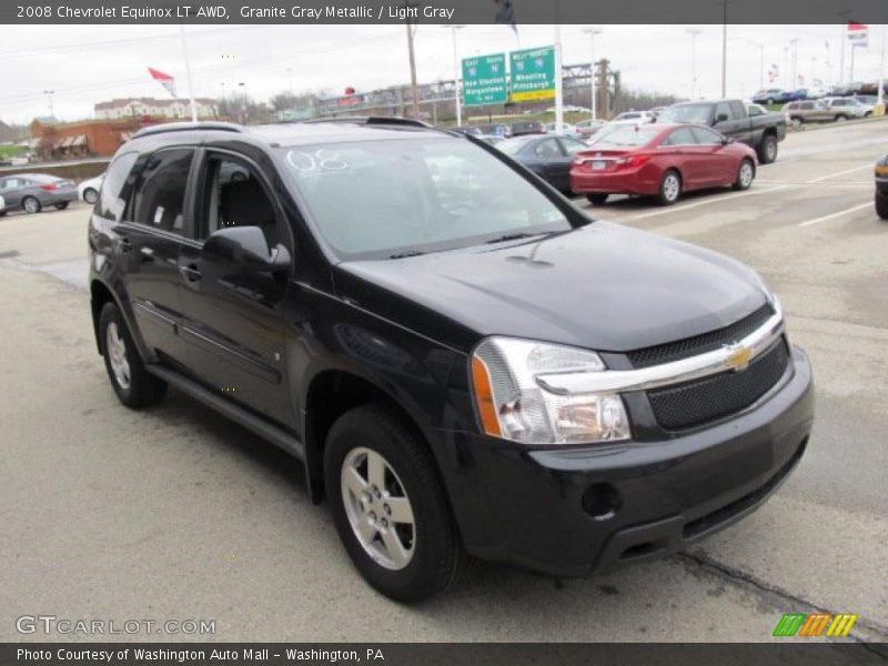 Granite Gray Metallic / Light Gray 2008 Chevrolet Equinox LT AWD