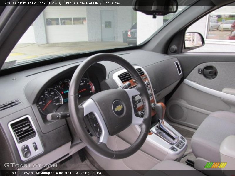 Granite Gray Metallic / Light Gray 2008 Chevrolet Equinox LT AWD