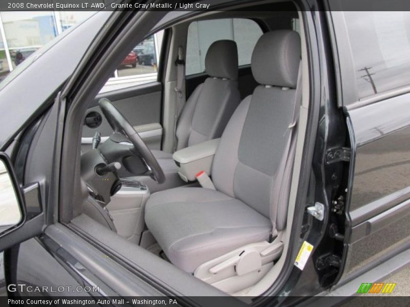 Granite Gray Metallic / Light Gray 2008 Chevrolet Equinox LT AWD