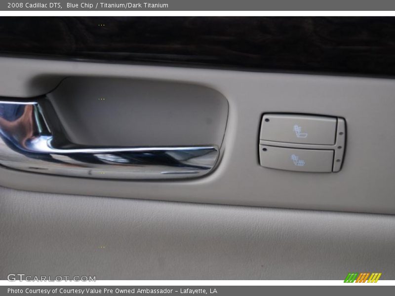 Blue Chip / Titanium/Dark Titanium 2008 Cadillac DTS