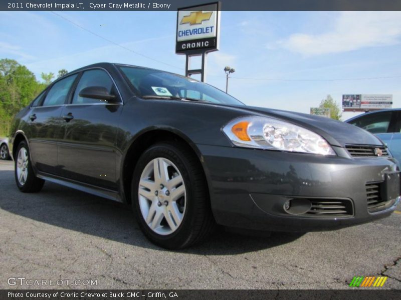 Cyber Gray Metallic / Ebony 2011 Chevrolet Impala LT