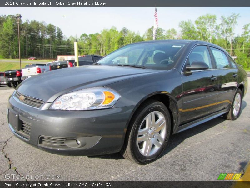 Cyber Gray Metallic / Ebony 2011 Chevrolet Impala LT