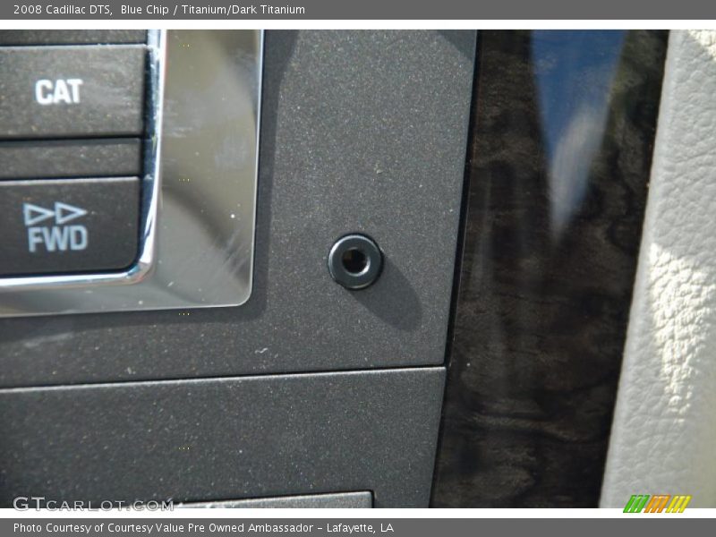 Blue Chip / Titanium/Dark Titanium 2008 Cadillac DTS