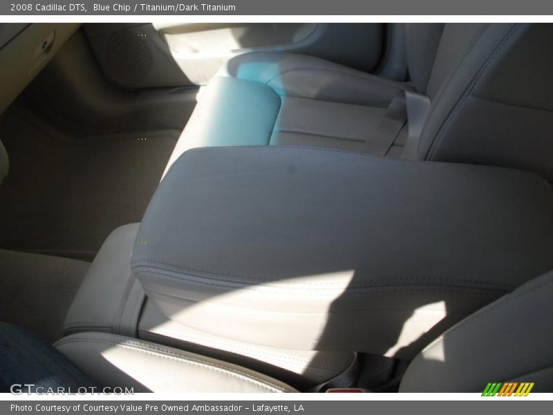 Blue Chip / Titanium/Dark Titanium 2008 Cadillac DTS