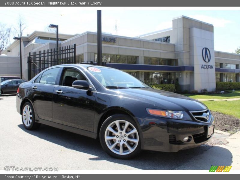 Nighthawk Black Pearl / Ebony 2008 Acura TSX Sedan