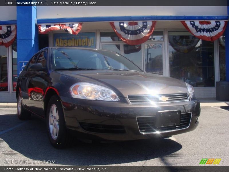 Slate Metallic / Ebony Black 2008 Chevrolet Impala LT