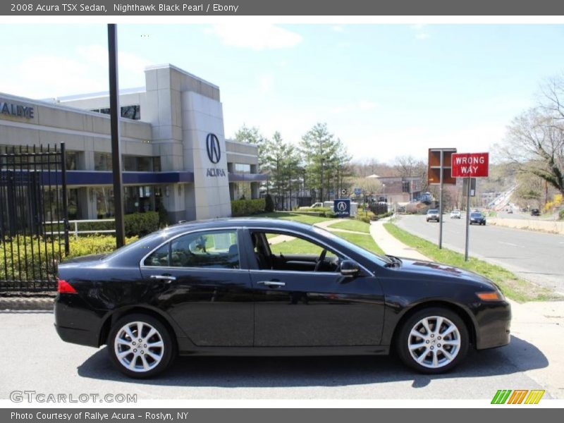 Nighthawk Black Pearl / Ebony 2008 Acura TSX Sedan