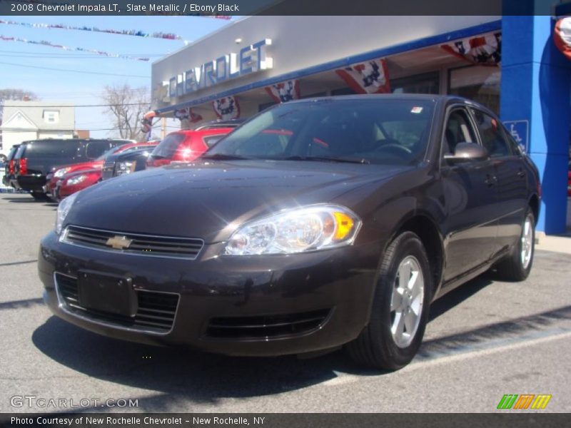 Slate Metallic / Ebony Black 2008 Chevrolet Impala LT