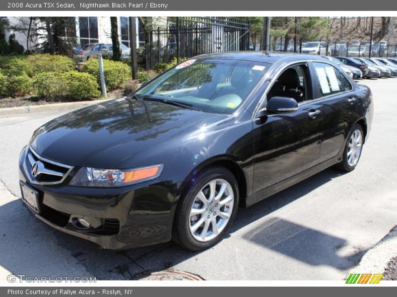 Nighthawk Black Pearl / Ebony 2008 Acura TSX Sedan