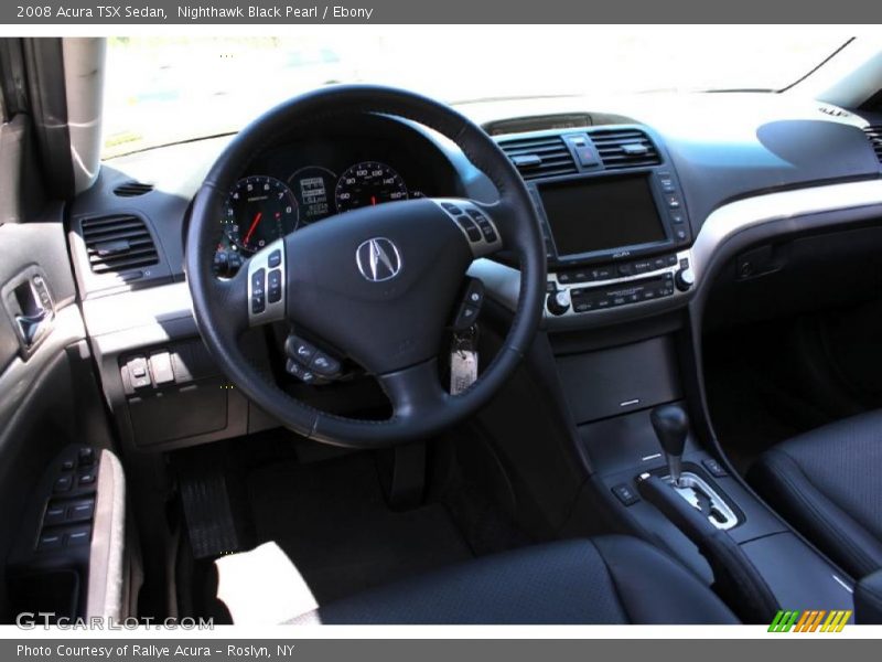 Nighthawk Black Pearl / Ebony 2008 Acura TSX Sedan