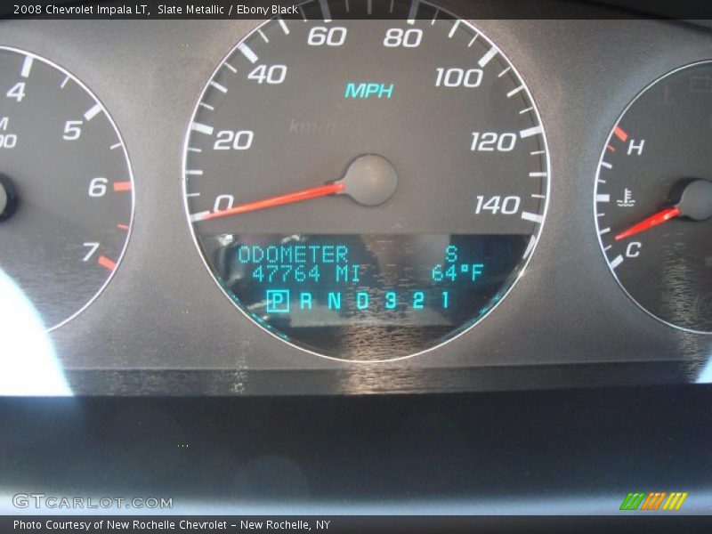 Slate Metallic / Ebony Black 2008 Chevrolet Impala LT