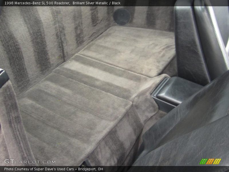 Brilliant Silver Metallic / Black 1998 Mercedes-Benz SL 500 Roadster