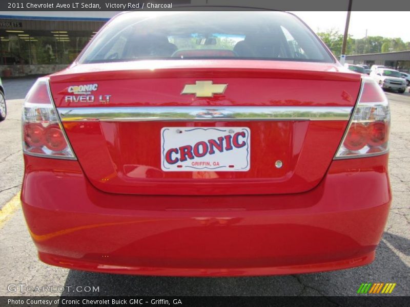 Victory Red / Charcoal 2011 Chevrolet Aveo LT Sedan