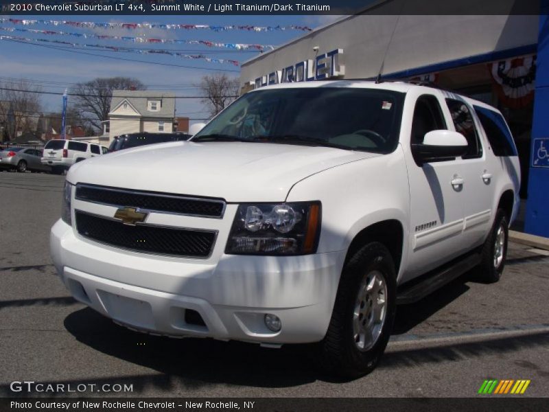 Summit White / Light Titanium/Dark Titanium 2010 Chevrolet Suburban LT 4x4