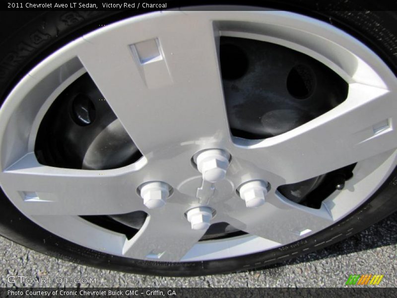 Victory Red / Charcoal 2011 Chevrolet Aveo LT Sedan