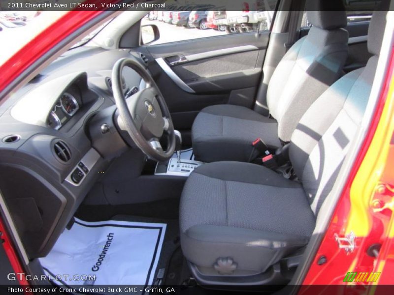 Victory Red / Charcoal 2011 Chevrolet Aveo LT Sedan