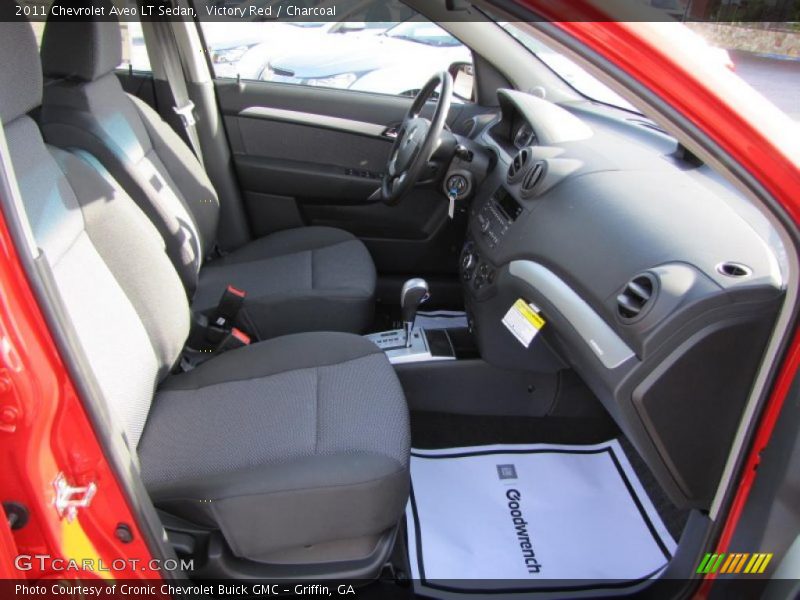 Victory Red / Charcoal 2011 Chevrolet Aveo LT Sedan