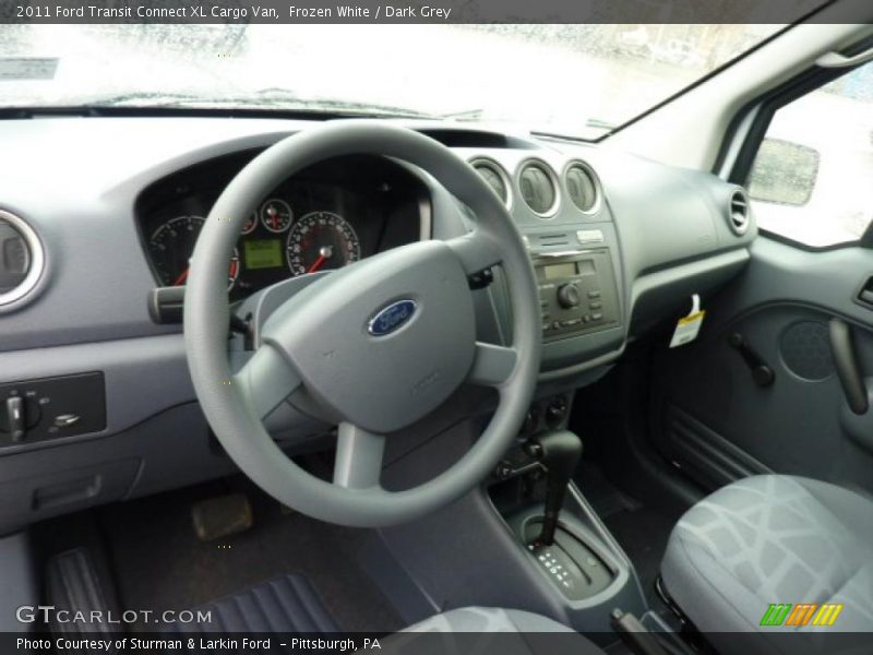 Dark Grey Interior - 2011 Transit Connect XL Cargo Van 