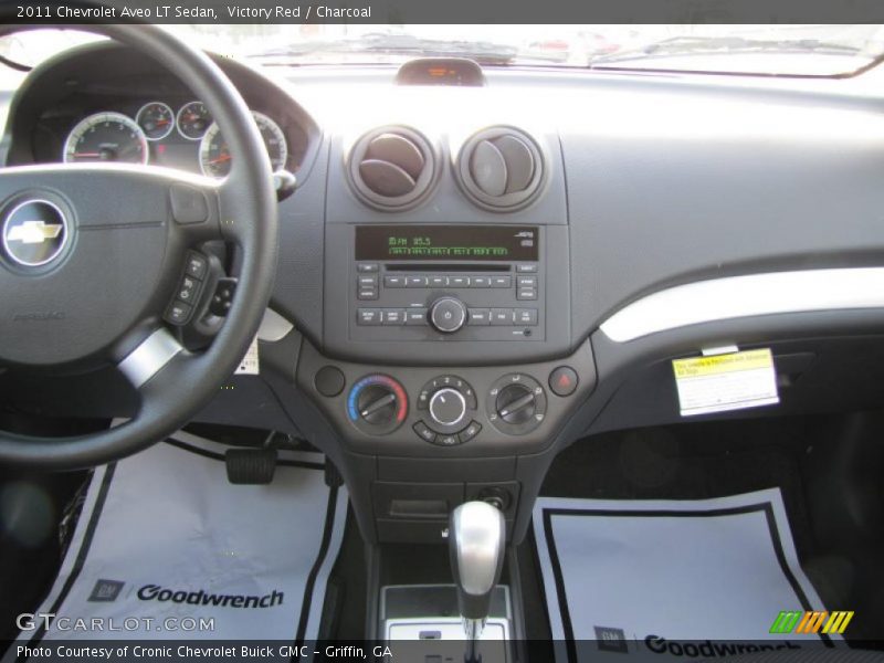 Victory Red / Charcoal 2011 Chevrolet Aveo LT Sedan