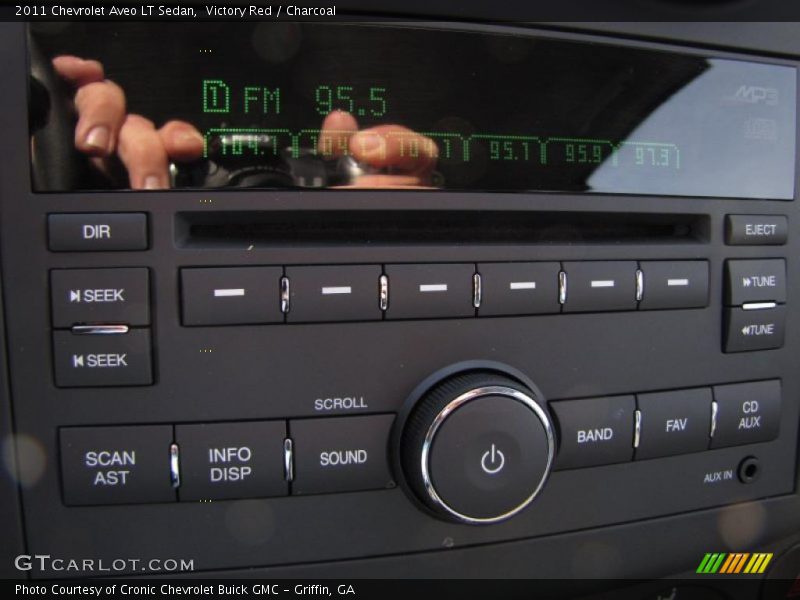 Victory Red / Charcoal 2011 Chevrolet Aveo LT Sedan