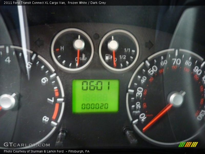 Frozen White / Dark Grey 2011 Ford Transit Connect XL Cargo Van