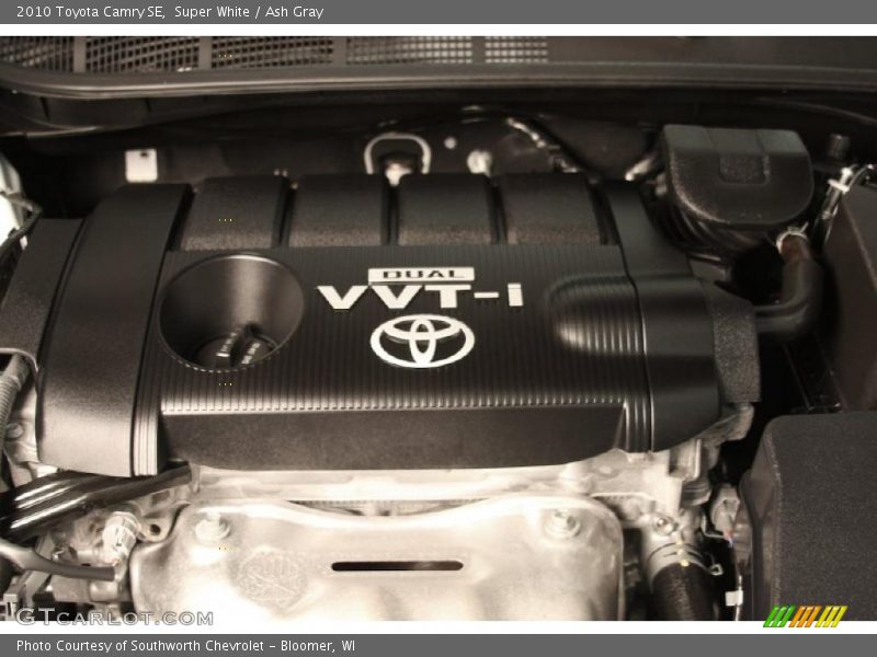 Super White / Ash Gray 2010 Toyota Camry SE