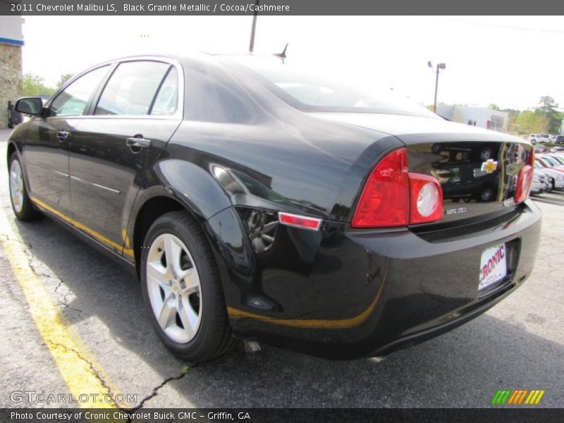 Black Granite Metallic / Cocoa/Cashmere 2011 Chevrolet Malibu LS