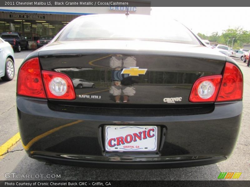 Black Granite Metallic / Cocoa/Cashmere 2011 Chevrolet Malibu LS
