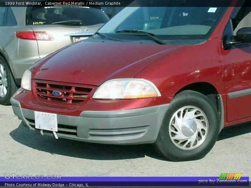 Cabernet Red Metallic / Medium Graphite 1999 Ford Windstar