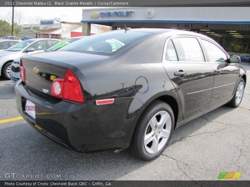 Black Granite Metallic / Cocoa/Cashmere 2011 Chevrolet Malibu LS