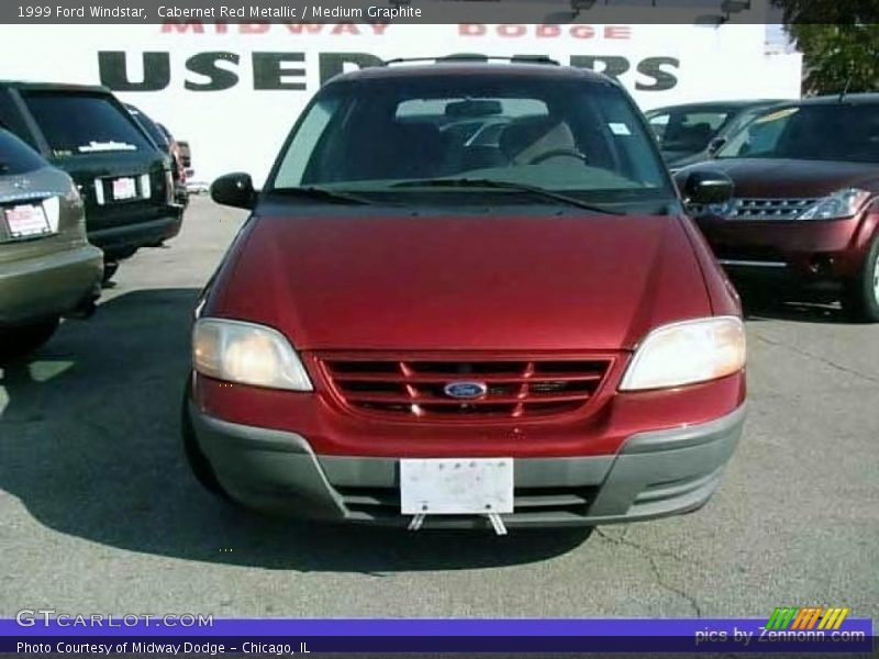Cabernet Red Metallic / Medium Graphite 1999 Ford Windstar