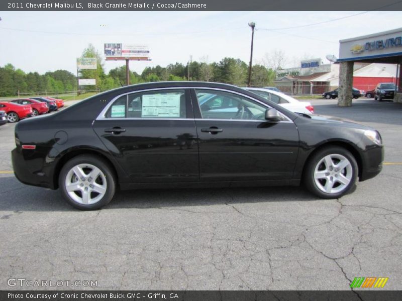 Black Granite Metallic / Cocoa/Cashmere 2011 Chevrolet Malibu LS