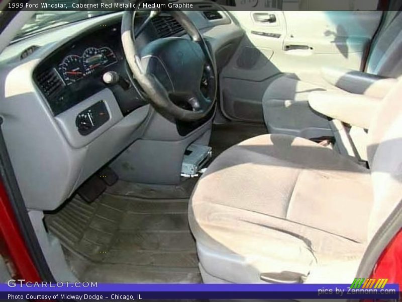 Cabernet Red Metallic / Medium Graphite 1999 Ford Windstar