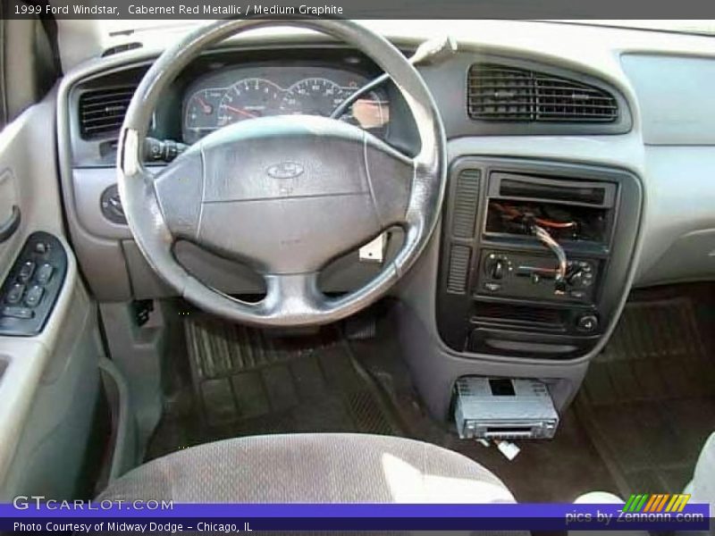 Cabernet Red Metallic / Medium Graphite 1999 Ford Windstar