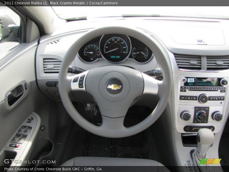 Black Granite Metallic / Cocoa/Cashmere 2011 Chevrolet Malibu LS