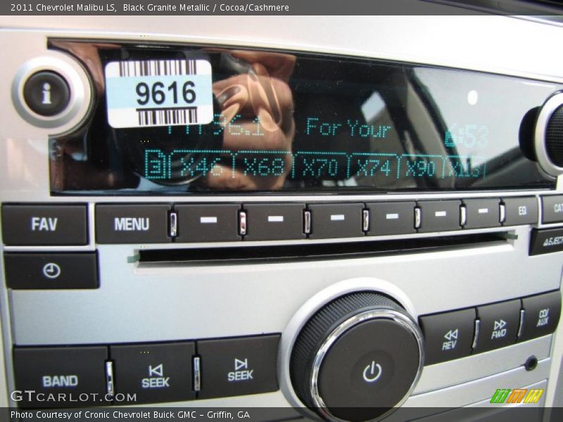 Black Granite Metallic / Cocoa/Cashmere 2011 Chevrolet Malibu LS
