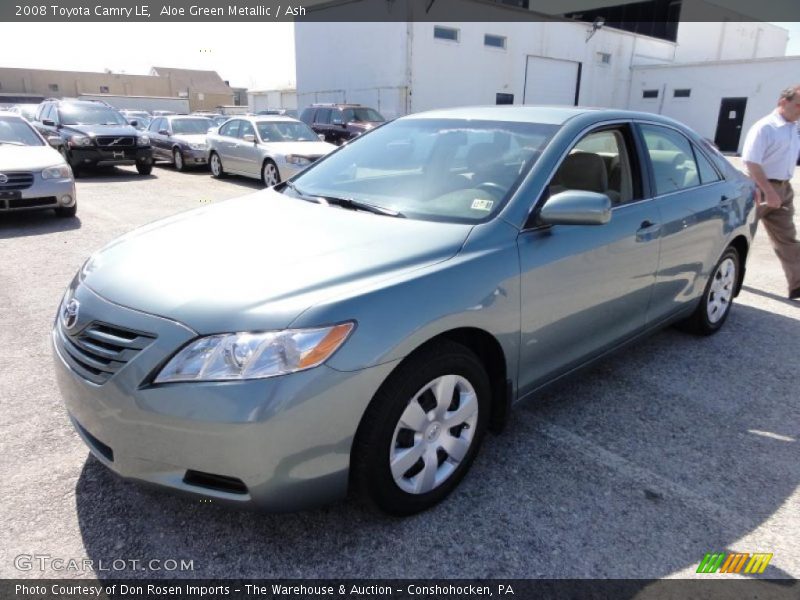 Aloe Green Metallic / Ash 2008 Toyota Camry LE