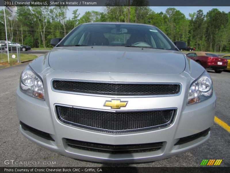 Silver Ice Metallic / Titanium 2011 Chevrolet Malibu LS