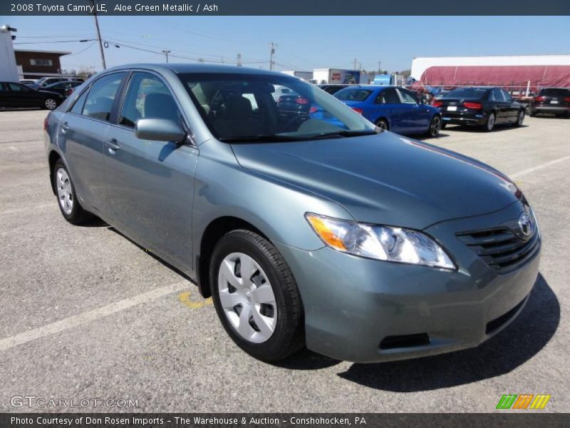 Aloe Green Metallic / Ash 2008 Toyota Camry LE