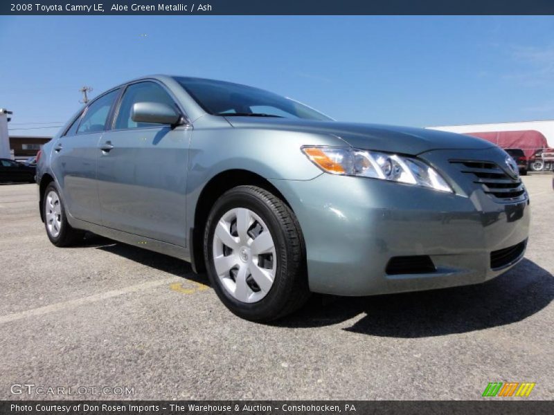 Aloe Green Metallic / Ash 2008 Toyota Camry LE