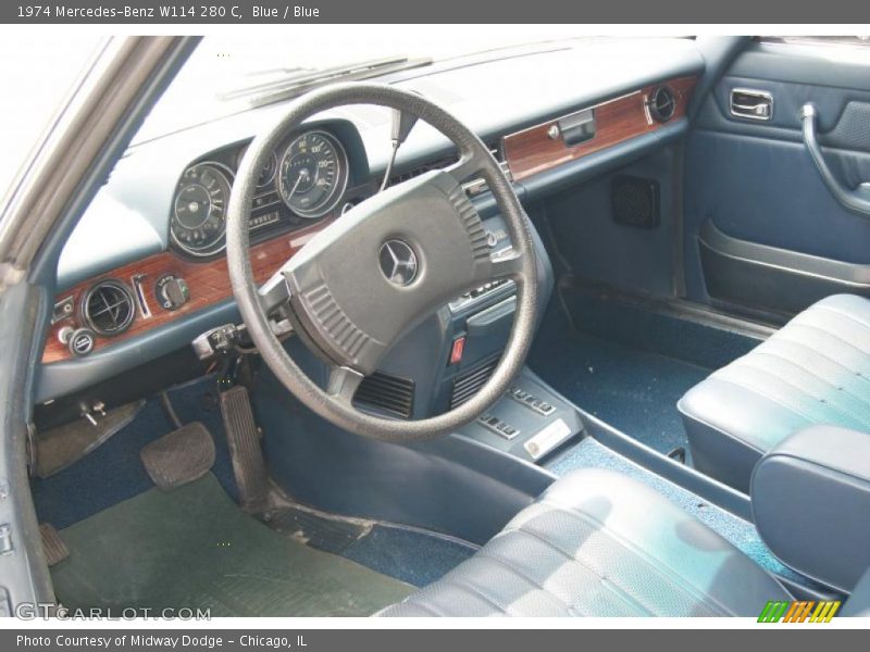Blue / Blue 1974 Mercedes-Benz W114 280 C
