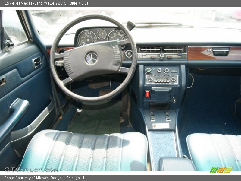 Blue / Blue 1974 Mercedes-Benz W114 280 C