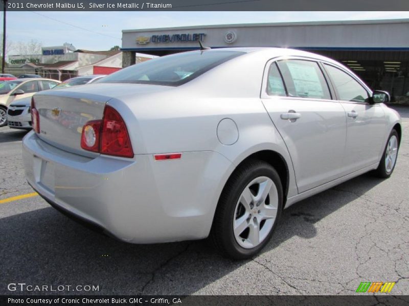 Silver Ice Metallic / Titanium 2011 Chevrolet Malibu LS