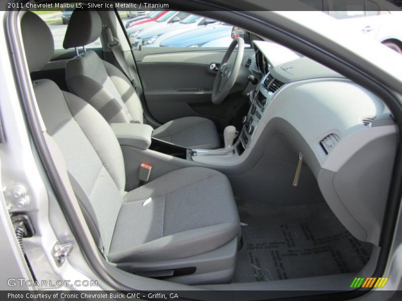 Silver Ice Metallic / Titanium 2011 Chevrolet Malibu LS
