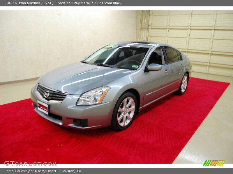 Precision Gray Metallic / Charcoal Black 2008 Nissan Maxima 3.5 SE