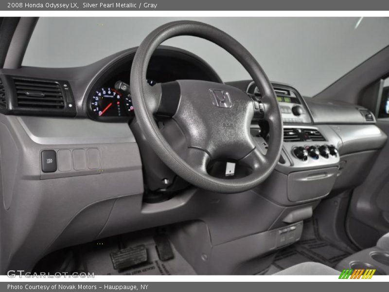 Silver Pearl Metallic / Gray 2008 Honda Odyssey LX
