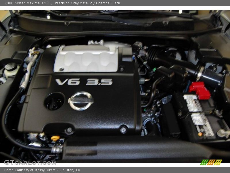 Precision Gray Metallic / Charcoal Black 2008 Nissan Maxima 3.5 SE