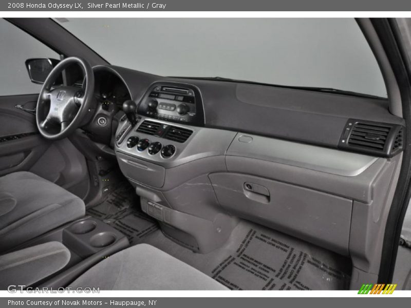 Silver Pearl Metallic / Gray 2008 Honda Odyssey LX