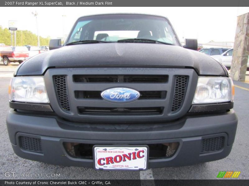 Black / Medium Dark Flint 2007 Ford Ranger XL SuperCab