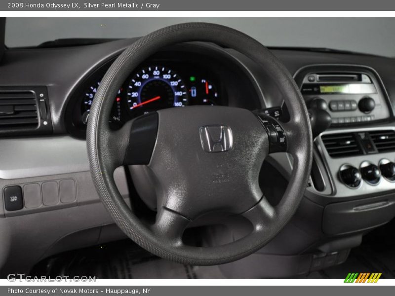 Silver Pearl Metallic / Gray 2008 Honda Odyssey LX